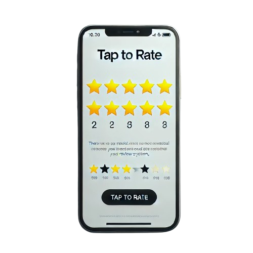 Tap to rate mobile phone